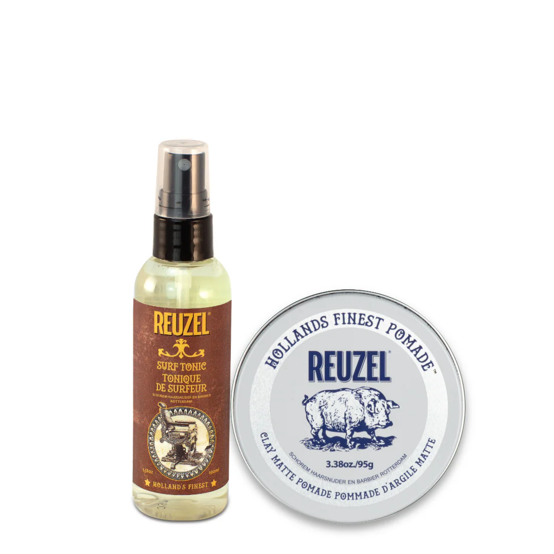 Clay & Surf Tonic Texturizing Salt Spray Duo