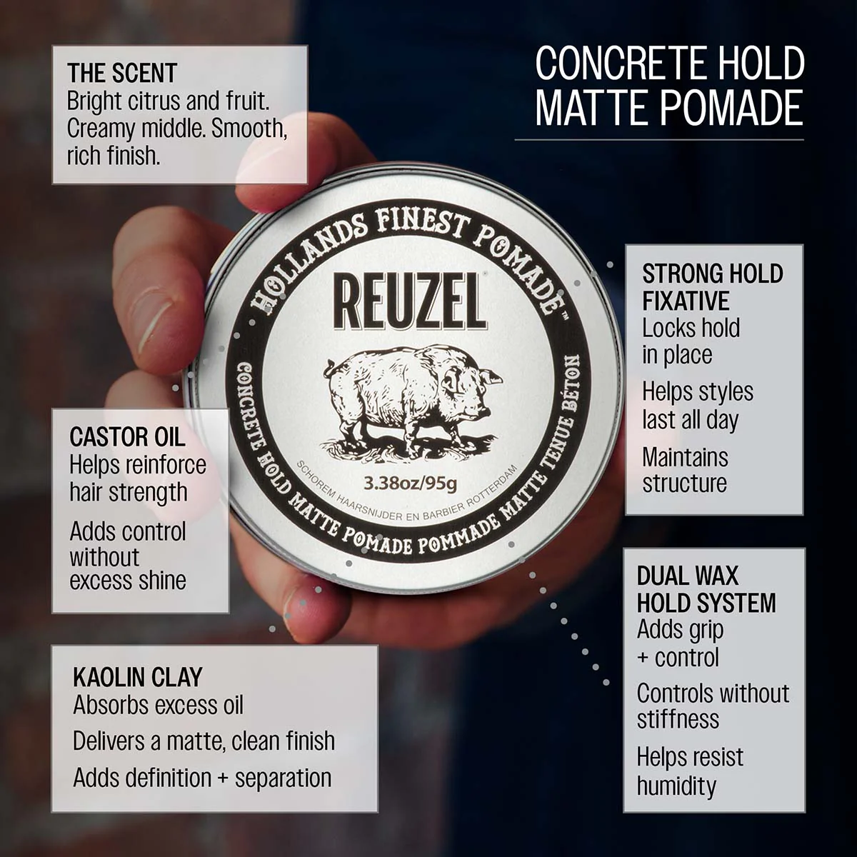Concrete Hold Matte Pomade - Image 6