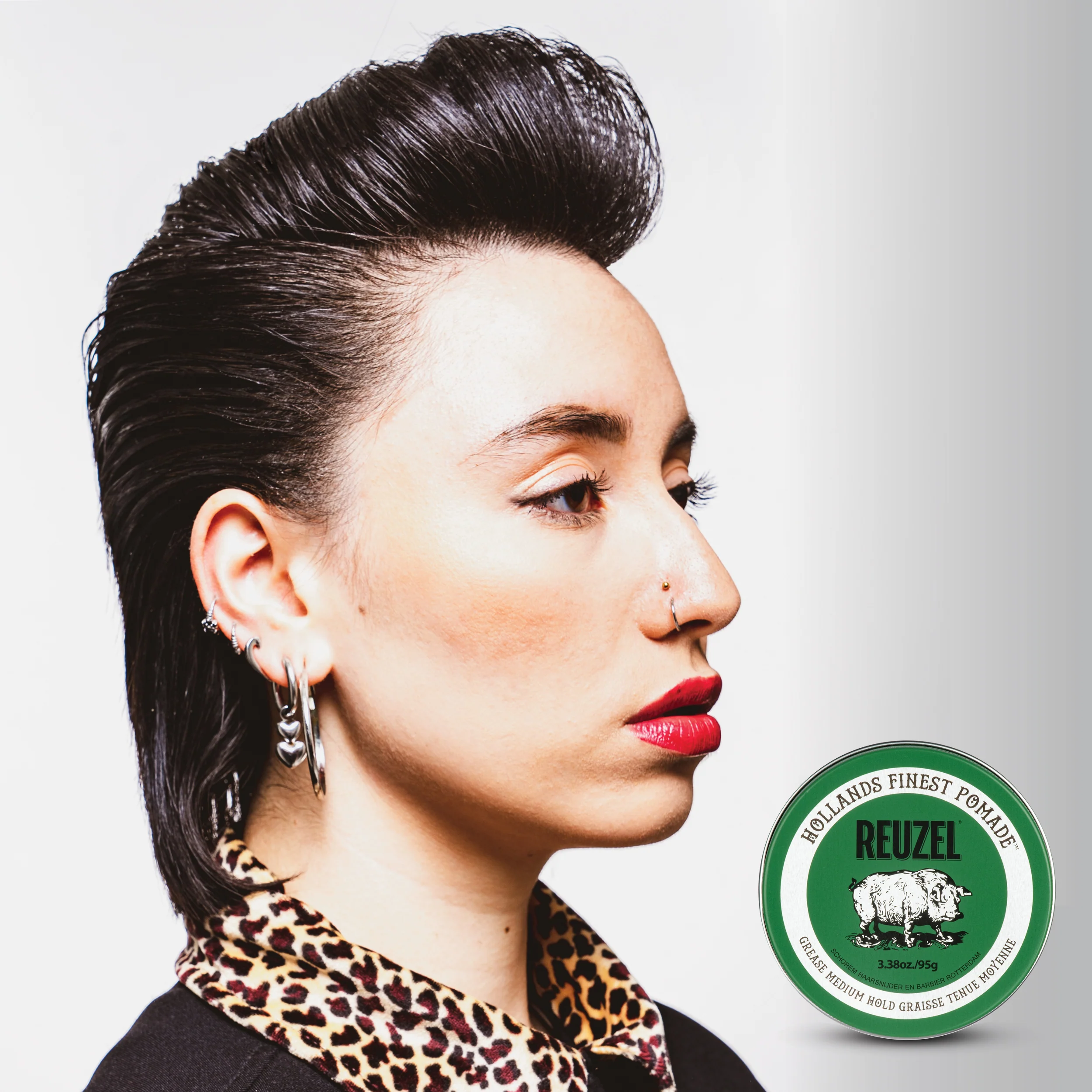 Green Grease Medium Hold Pomade - Image 8