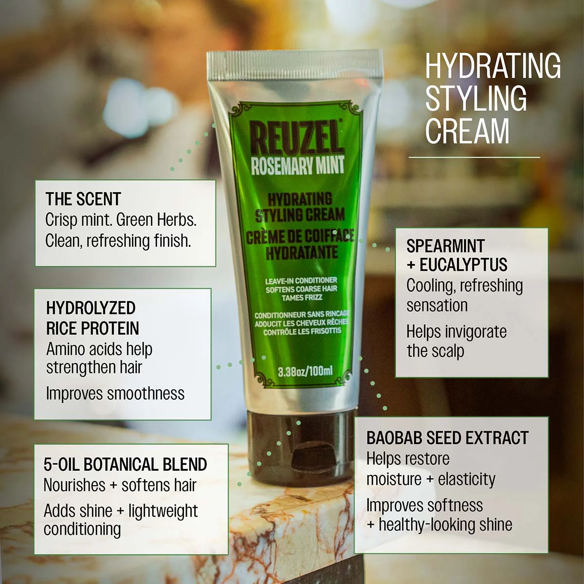 Hydrating Styling Cream Rosemary Mint - Image 6