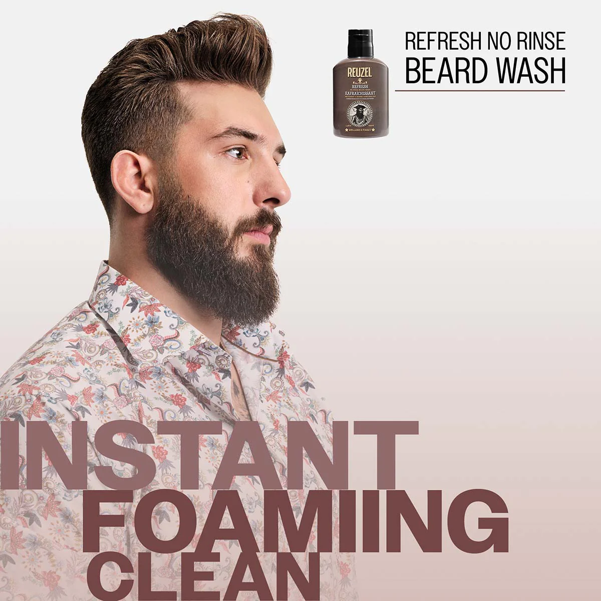 REFRESH No Rinse Beard Wash - Image 3