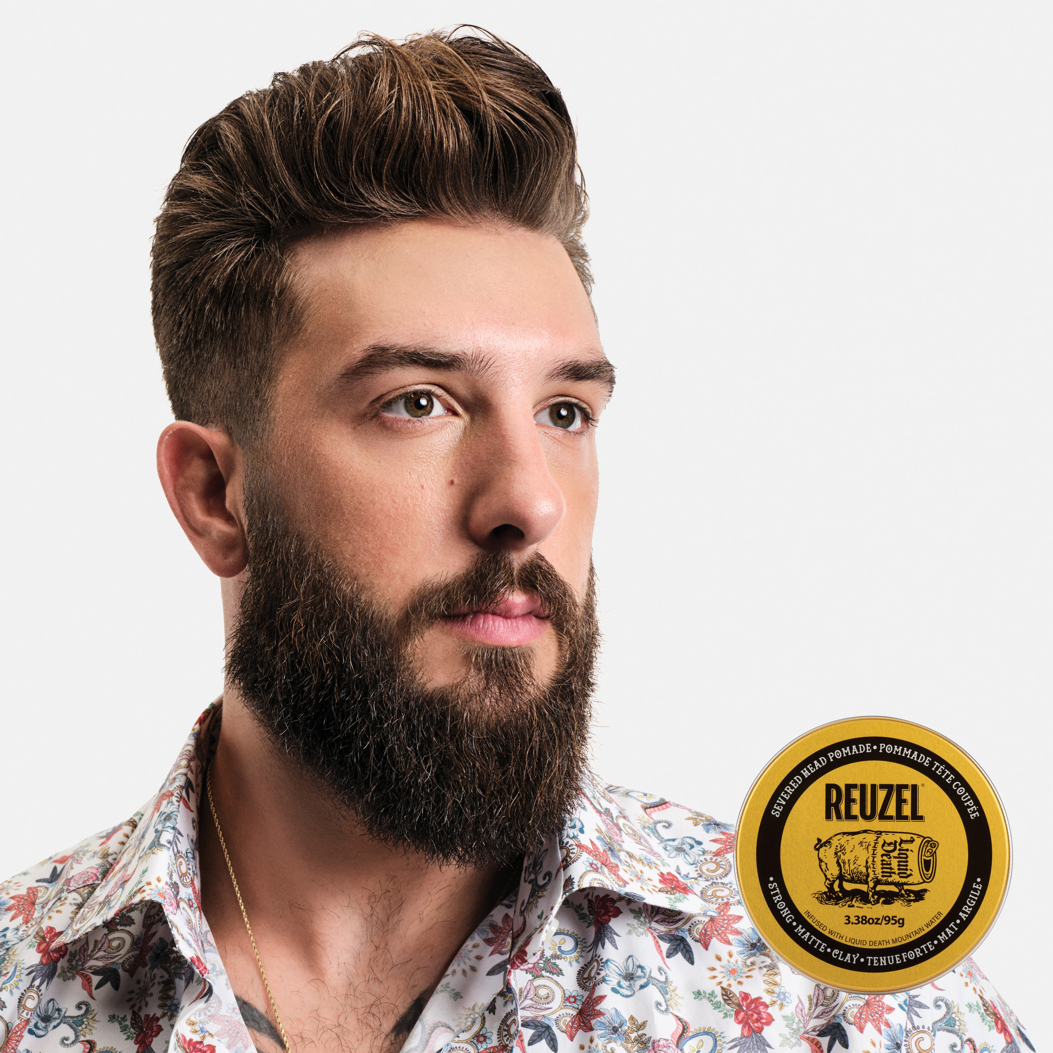 REUZEL x Liquid Death Severed Head Matte Clay Pomade - Image 9
