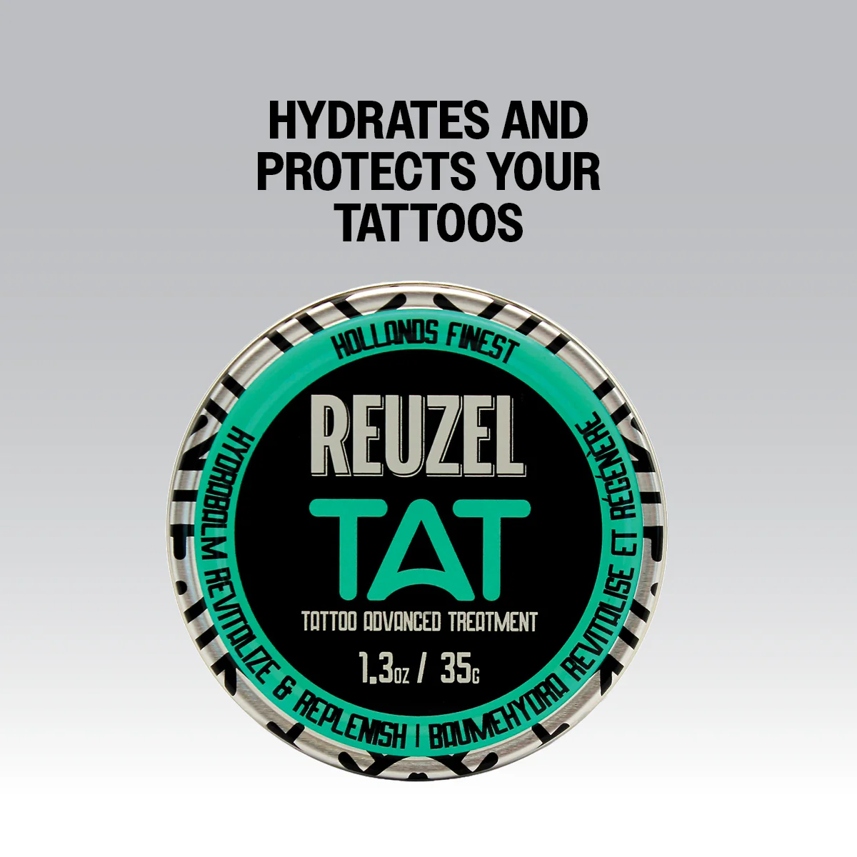 TAT Trio - Hydrabalm, BUFF Exfoliating Wash, SHINE Tattoo Spray - Image 3