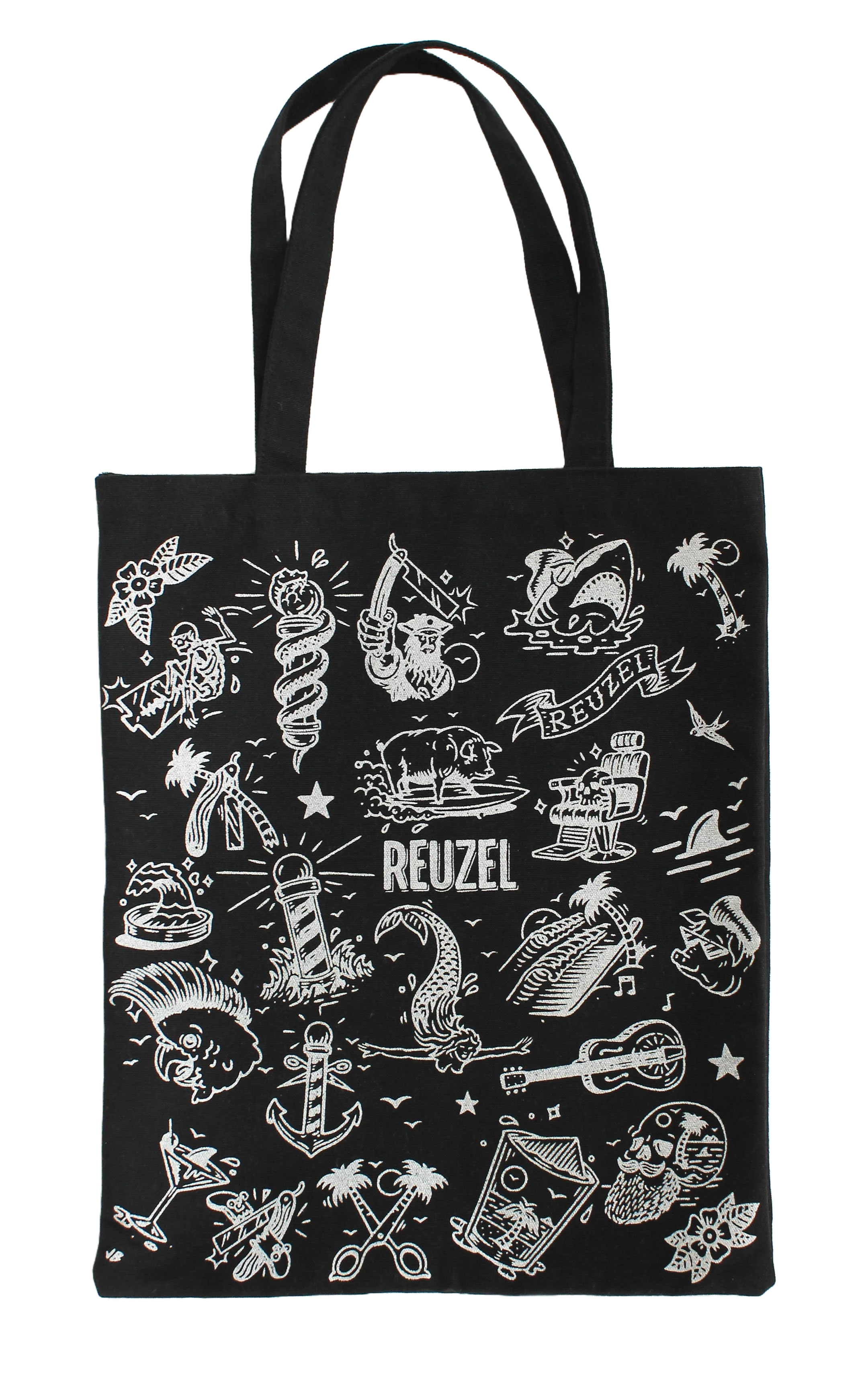 REUZEL Black Tote Bag