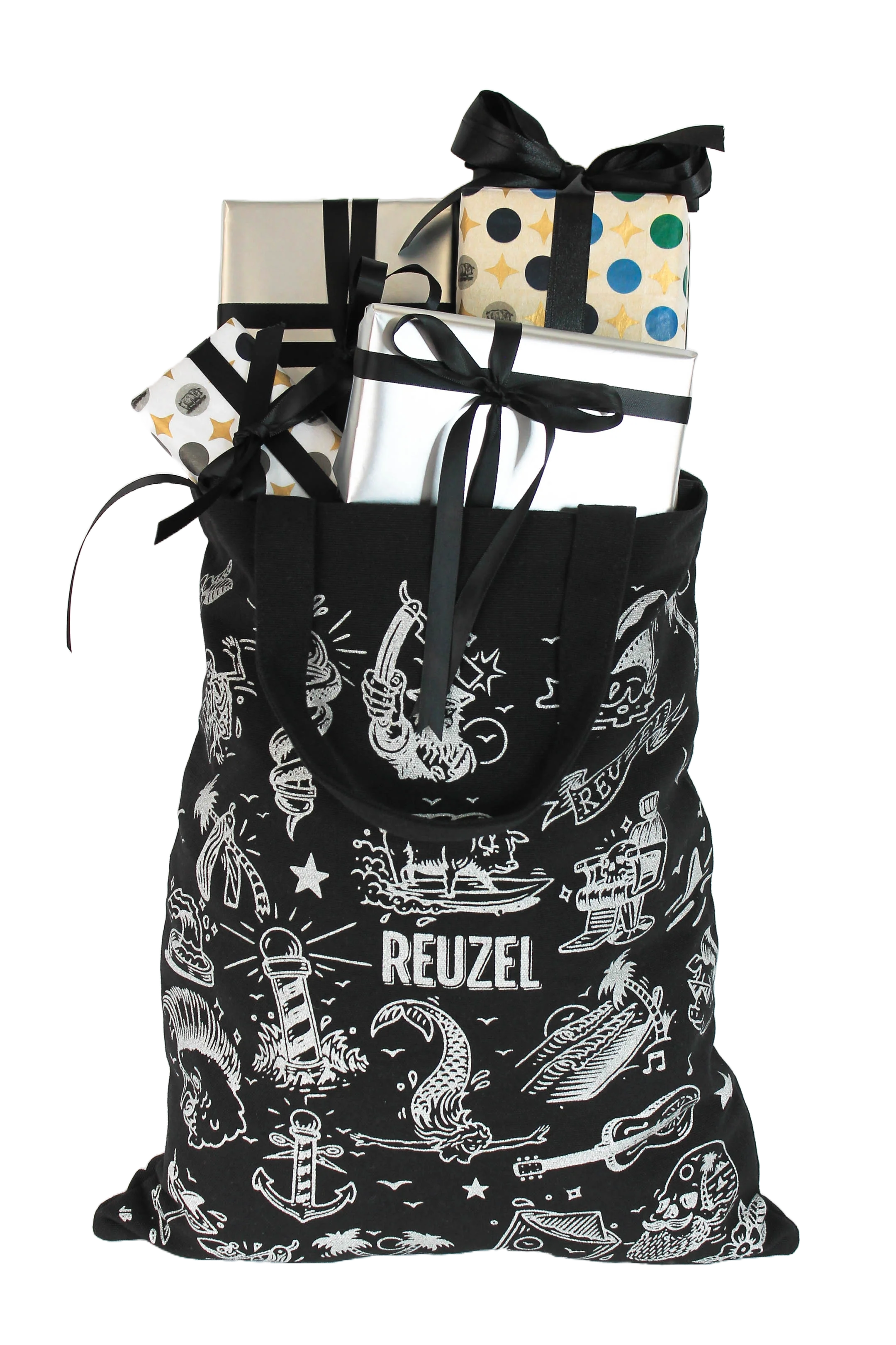 REUZEL Black Tote Bag - Image 3